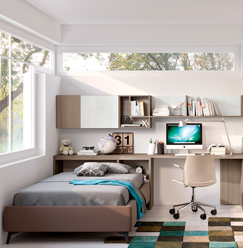 Arredo cameretta Ferri Mobili colori tenui